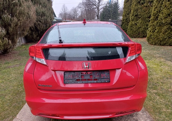 Honda Civic cena 25500 przebieg: 198000, rok produkcji 2013 z Mława małe 667